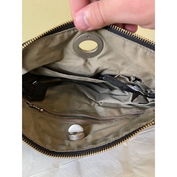 Baggalini Purse black Small Multiple Zip Pockets Shoulder Bag  organizer - Picture 10 of 12